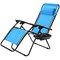 Outdoor Folding Zero Gravity Reclining Lounge Chair with Utility Tray